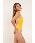 Costume da bagno intero giallo Bio-Luz-Solar Bella