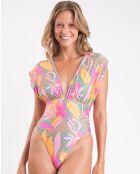 Costume da bagno intero rosa Riviera Lyla