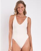 Bañador blanco de una pieza Sunny Malibu