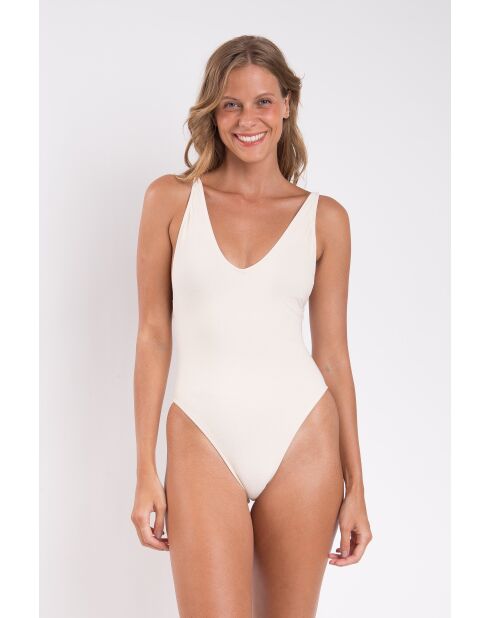 Bañador blanco de una pieza Sunny Malibu