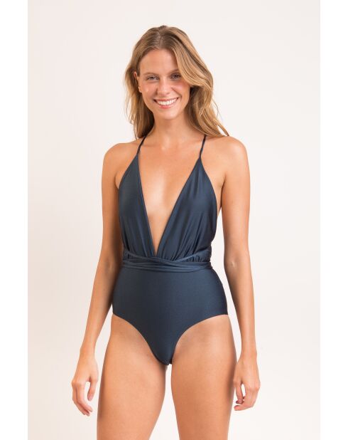 New Vegas Shark blauw badpak uit één stuk