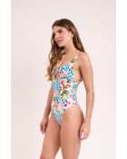 Al-Mare Jennie mehrfarbiger einteiliger Badeanzug