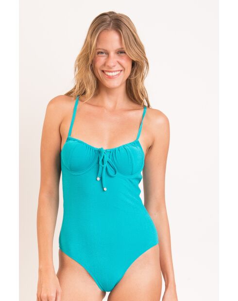Julia Malibu Atoll blauw badpak uit één stuk