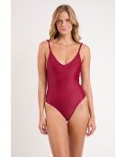 Touch Carmin Tina rood badpak uit één stuk