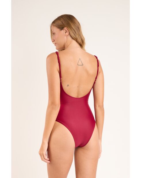 Touch Carmin Tina rood badpak uit één stuk