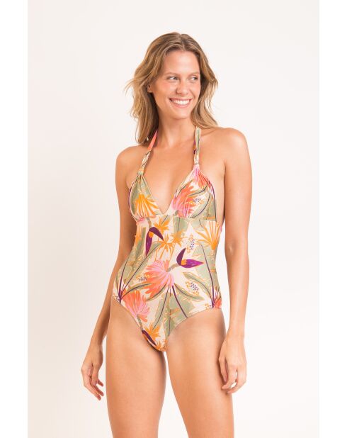 Mel Op Oasis meerkleurig badpak uit één stuk