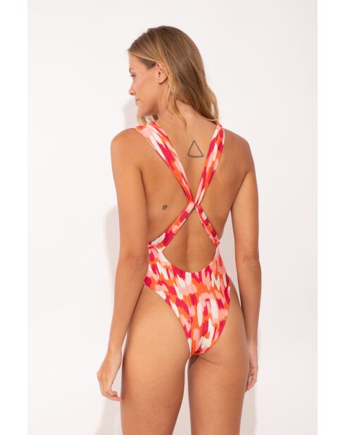 Costume da bagno intero rosso Mirage Riviera