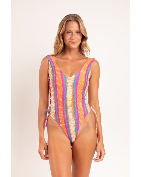 Stripes Zoe veelkleurig badpak uit één stuk