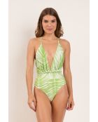 Palms New Vegas groen badpak uit één stuk