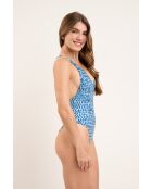 Sunny Chuva blauw badpak uit één stuk