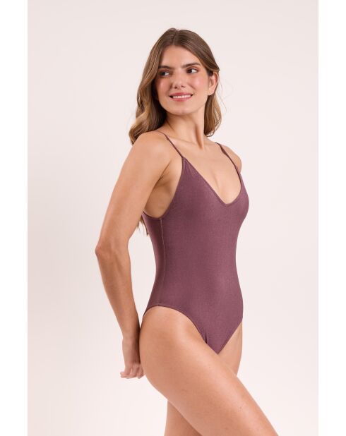 Maillot de bain une pièce Malibu Ebano Hype marron