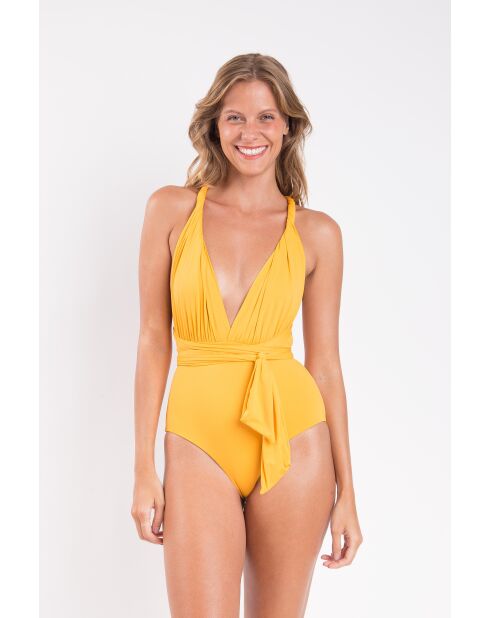 Marina Solar geel badpak uit één stuk