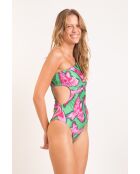 Maillot de bain une pièce Maeve Parrots multicolore