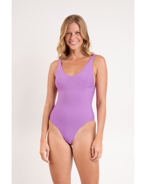 Floreira Bella biologisch paars badpak uit één stuk