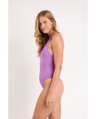 Floreira Bella biologisch paars badpak uit één stuk