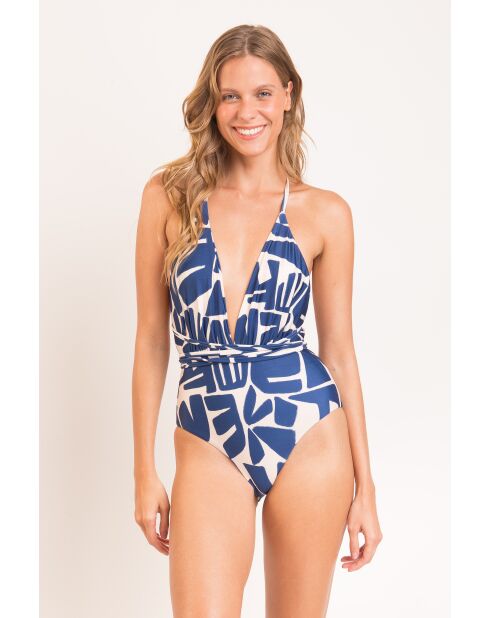 Traje de baño de una pieza New Vegas Pottery Navy