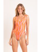 Zoe Sunrise oranje badpak uit één stuk