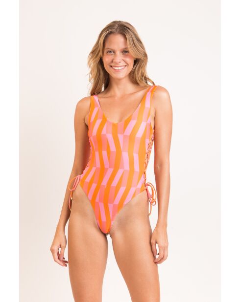 Zoe Sunrise oranje badpak uit één stuk