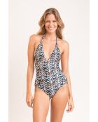 Mel Op Ikat meerkleurig badpak uit één stuk