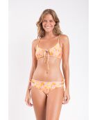 Top bikini da sogno giallo con cravatta