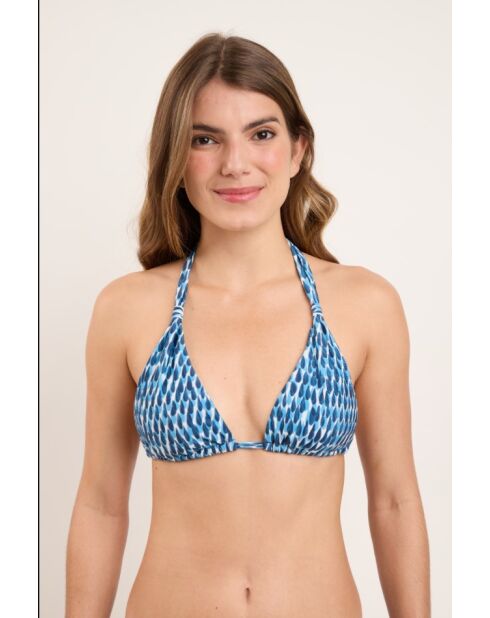 Top bikini blu Mel Chuva