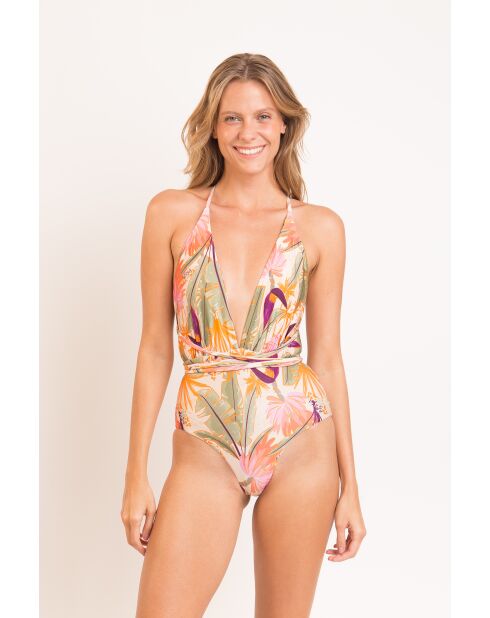 New Vegas Oasis meerkleurig badpak uit één stuk