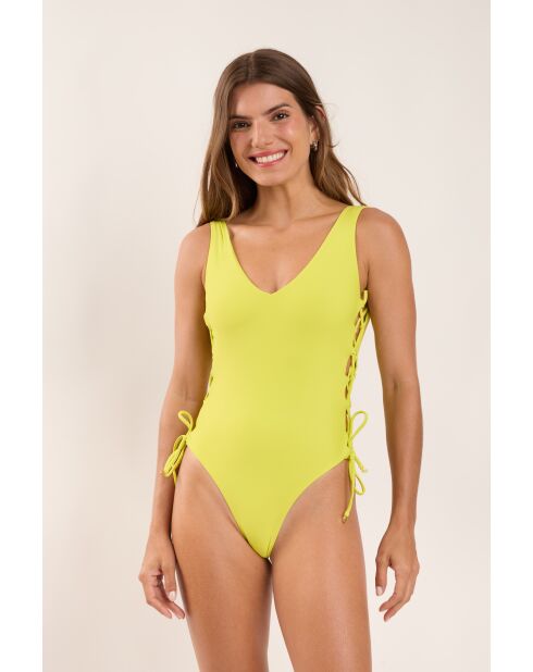 Zoe Citroengeel badpak uit één stuk