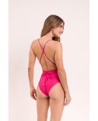 Traje de baño rosa de una pieza Shimmer Olinda New Vegas