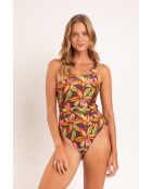 Maillot de bain une pièce Fiore Santorini marron