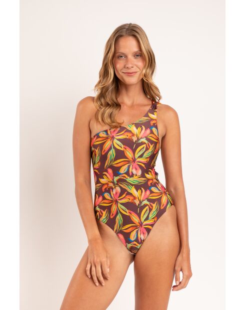 Maillot de bain une pièce Fiore Santorini marron