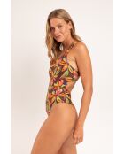 Maillot de bain une pièce Fiore Santorini marron