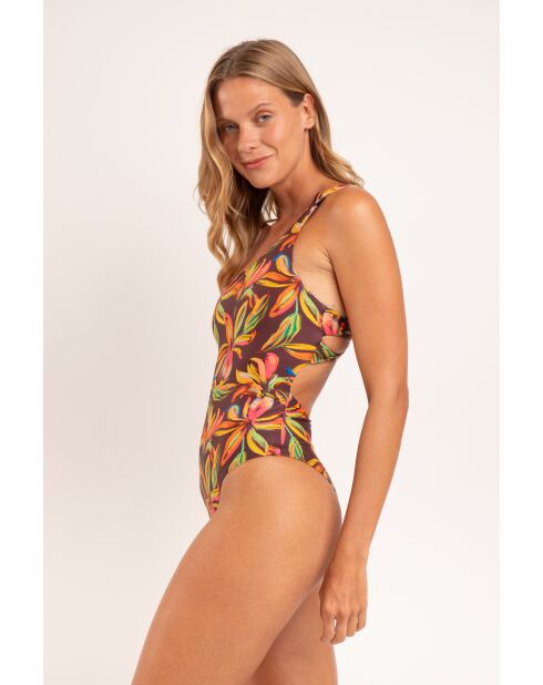 Maillot de bain une pièce Fiore Santorini marron