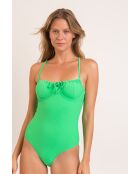 Julia Dots Energy grüner einteiliger Badeanzug