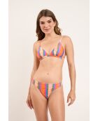 Stripes Tri Fixo mehrfarbiges Bikinioberteil