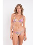 Rosafarbenes Bikinioberteil mit festem Dreieck