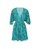 Mini abito verde pioggia