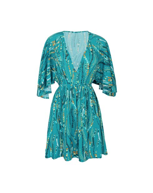 Mini abito verde pioggia