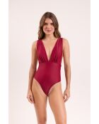 Touch Carmin Anne rood badpak uit één stuk