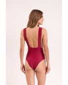 Touch Carmin Anne rood badpak uit één stuk