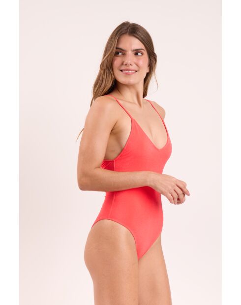 Maillot de bain une pièce Malibu Folia Hype orange