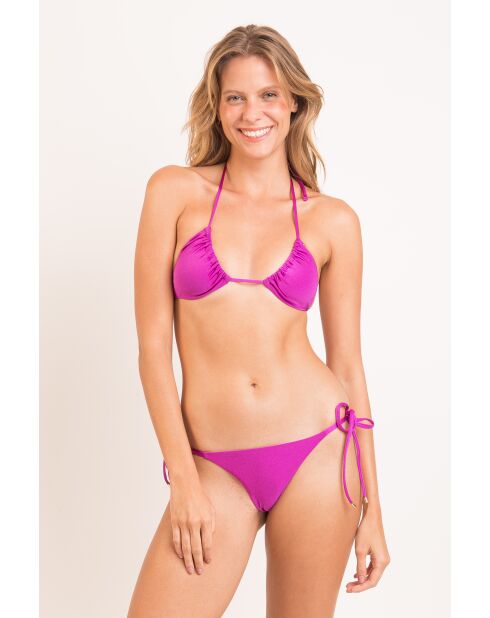 Rosafarbenes Bikinioberteil Shimmer Gaia