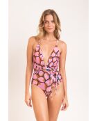 Roze badpak uit één stuk New Vegas Amore