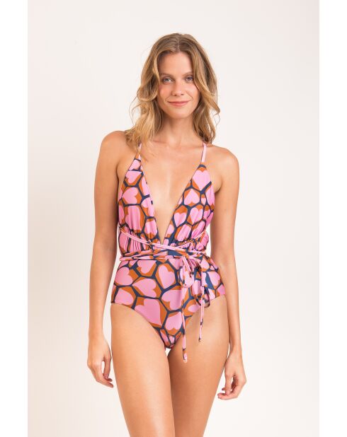 Roze badpak uit één stuk New Vegas Amore