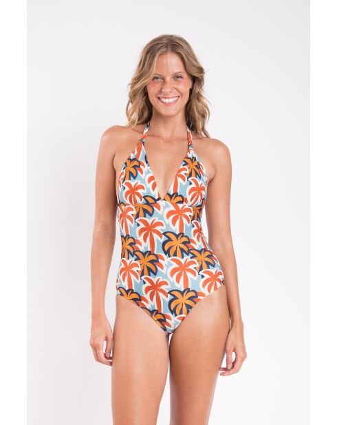 Mel Op Kauai blauw badpak uit één stuk