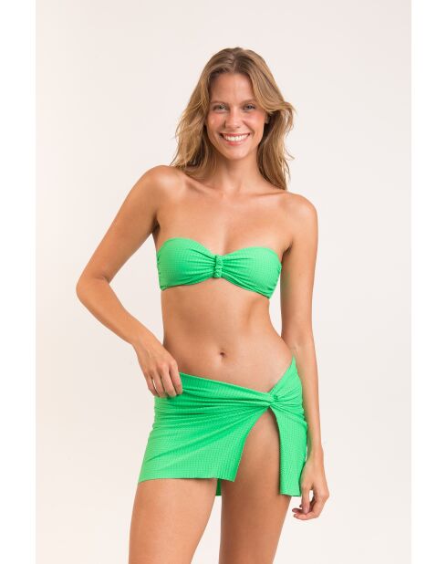 Groene strandrok met stropdas Dots Energy