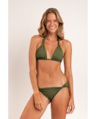 Mel Croco Shimmer grünes Bikinioberteil