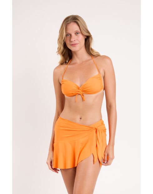 Orangefarbener Bio-Strandrock von Laranjada