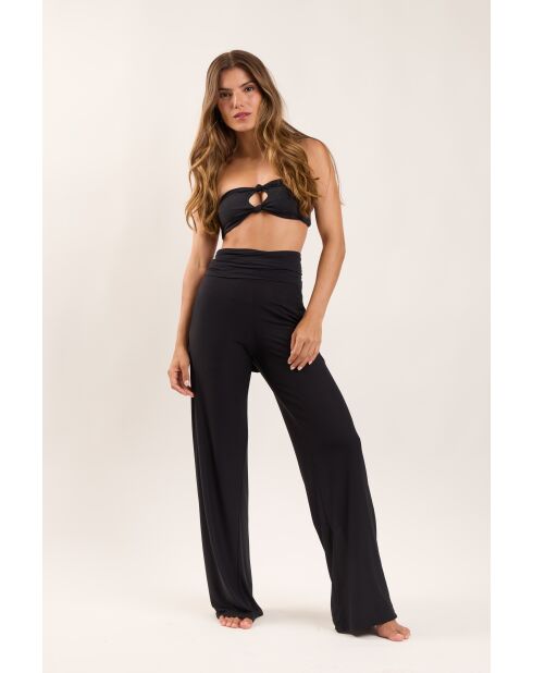 Pantaloni da spiaggia con cravatta nera