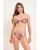 Garden Flower Bandeau Joy Bade-Bikinioberteil, lila