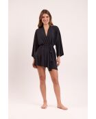 Kimono da spiaggia nero